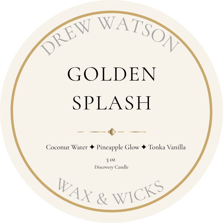 Golden Splash | 3 oz Luxury Candle