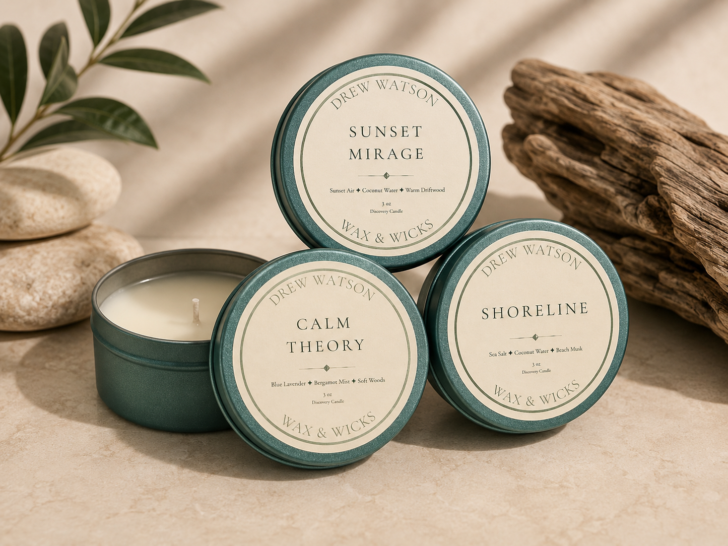 Shoreline | 3 oz Luxury Candle