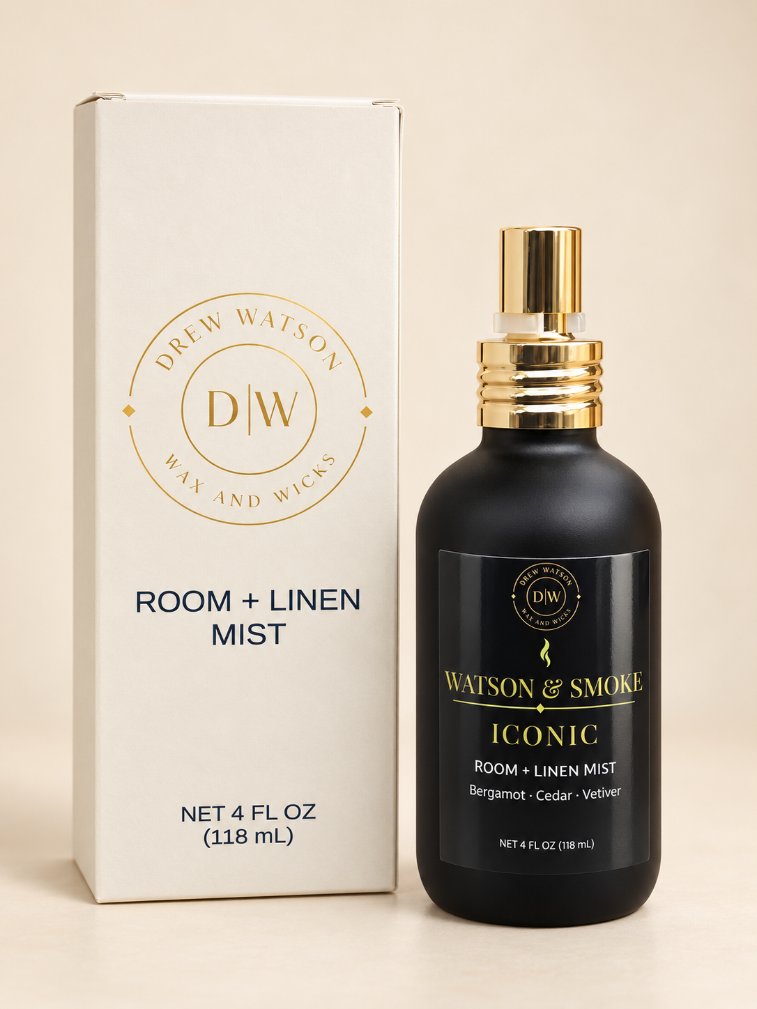 Iconic 4 oz Room + Linen Mist with retail box