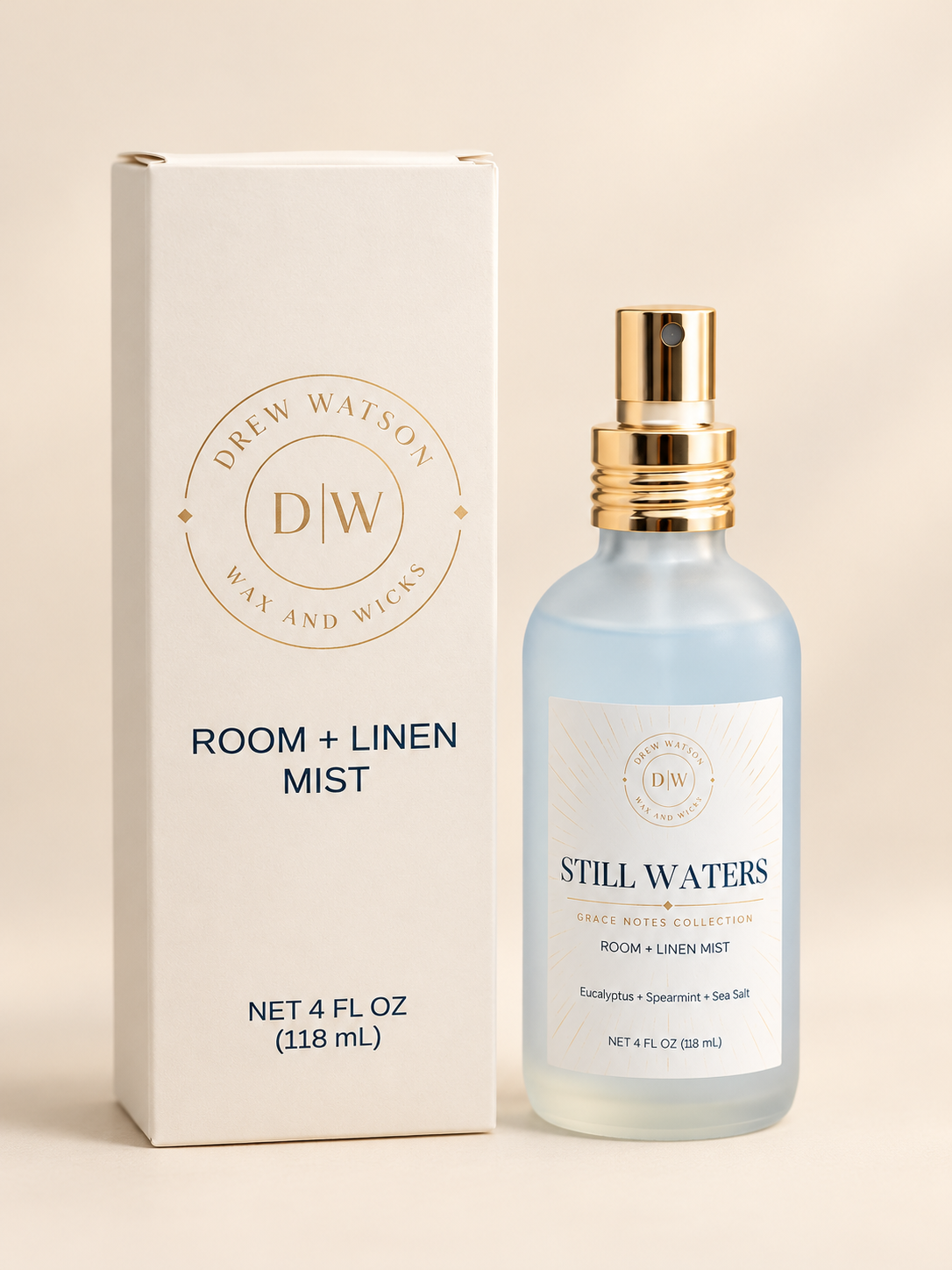 Still Waters 4 oz Room + Linen Mist with retail box